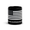American Flag Black Glossy Mug - Image 2