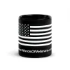 American Flag Black Glossy Mug - Image 2