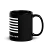 American Flag Black Glossy Mug - Image 4