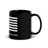 American Flag Black Glossy Mug - Image 4