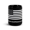 American Flag Black Glossy Mug - Image 5