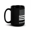 American Flag Black Glossy Mug - Image 6