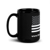 American Flag Black Glossy Mug - Image 6