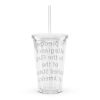 Clear plastic tumbler - Image 2