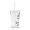Clear plastic tumbler - Image 3