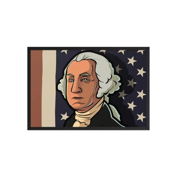 George Washington Framed poster for Veterans