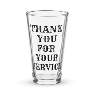 Shaker pint glass