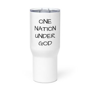 Travel mug with a handle