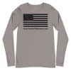 American Flag Unisex Long Tee - Image 6