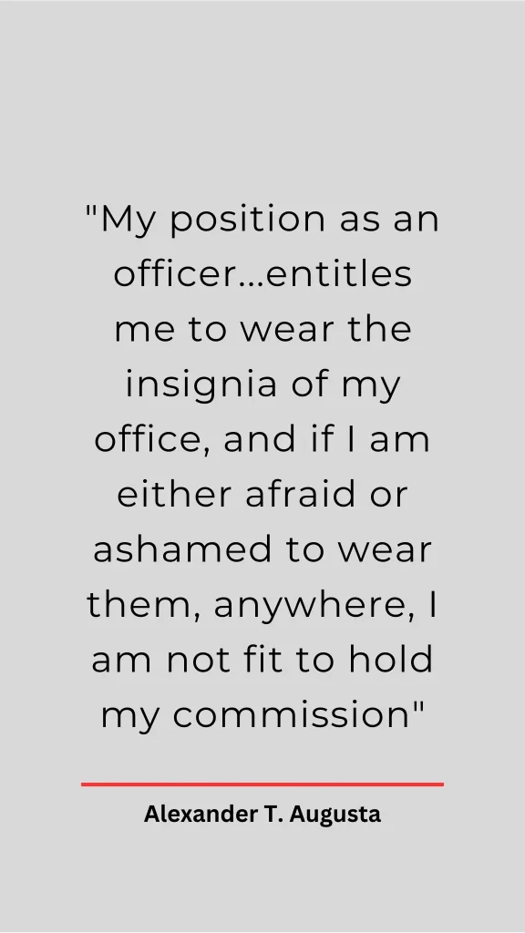 Lt. Col. Alexander T. Augusta, the highest-ranking Black officer of the Civil War