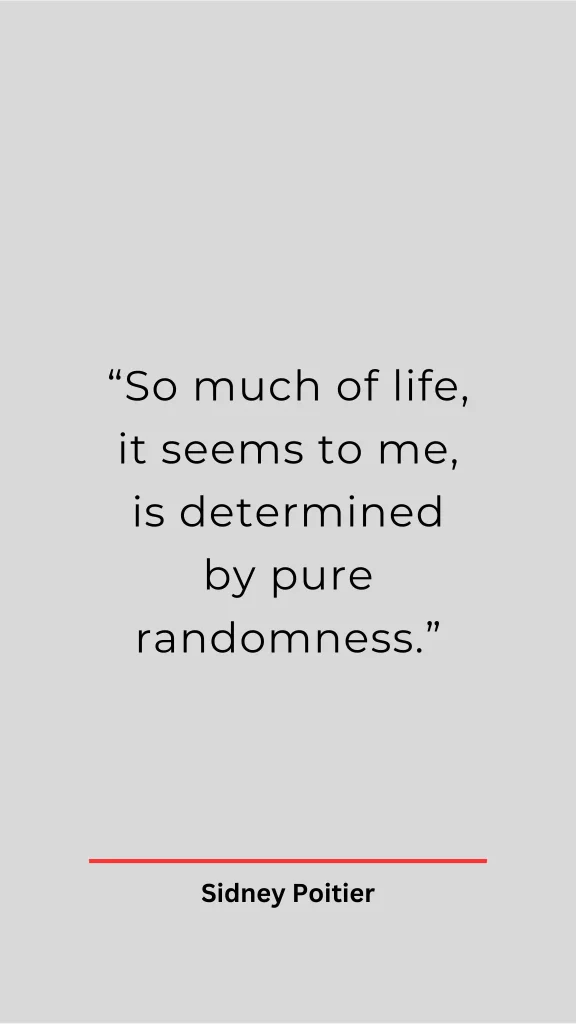 Sidney Poitier inspiring quote